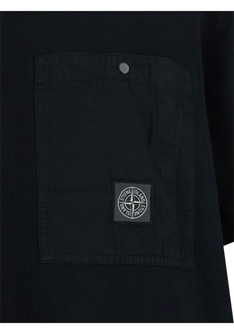 2100004 t-shirt man black STONE ISLAND | L1S15 2100004 S0115V0029